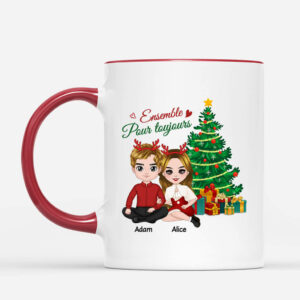 Ensemble Pour Toujours – Cadeau Personnalise  Mug pour Couple