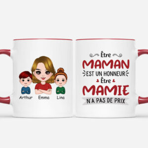 Etre Maman Mamie N_a Pas De Prix – Cadeau Personnalise  Mug pour Femme