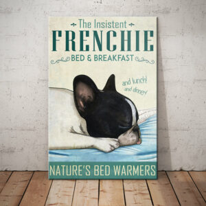 French Bulldog Bedroom Canvas