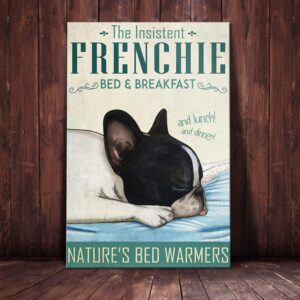 French Bulldog Bedroom Canvas