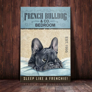 French Bulldog Bedroom Company Canvas