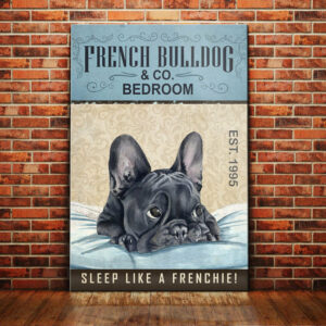 French Bulldog Bedroom Company Canvas