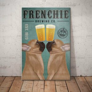 French Bulldog Brewing Company Canvas