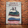French Bulldog Castle Canvas