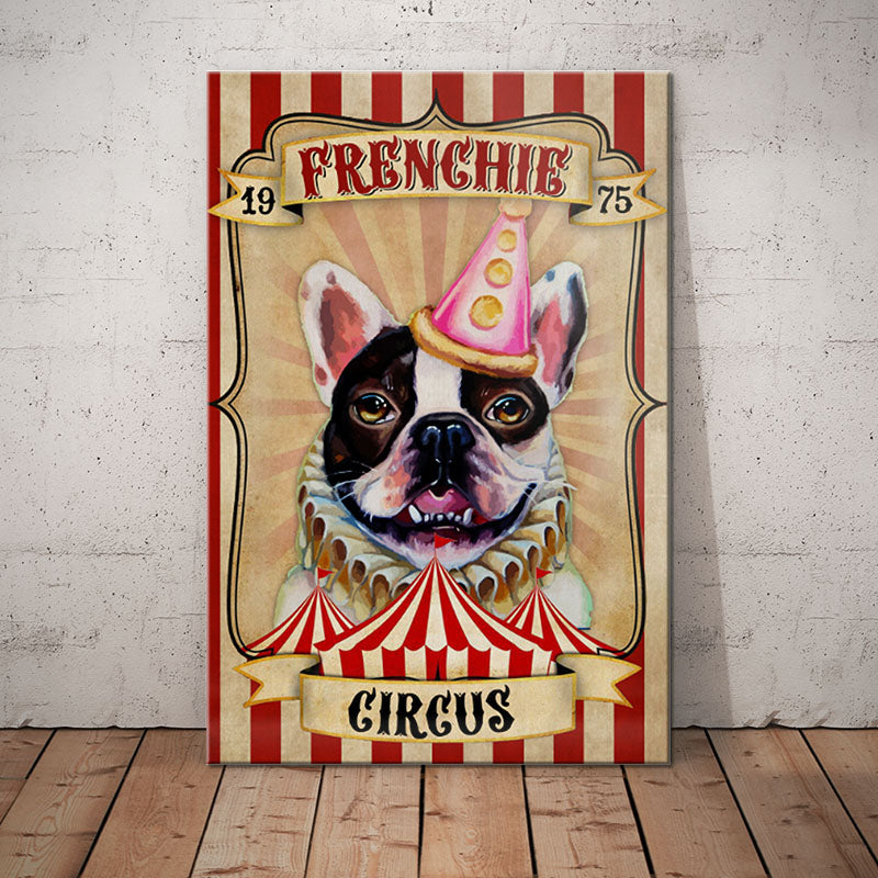 French Bulldog Circus Canvas French Bulldog Circus Canvas