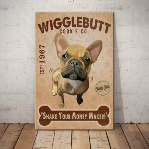 French Bulldog Cookie Company Canvas