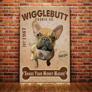 French Bulldog Cookie Company Canvas