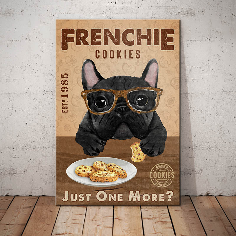 French Bulldog Cookies Company Canvas French Bulldog Cookies Company Canvas