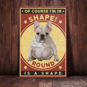 French Bulldog Vintage Canvas