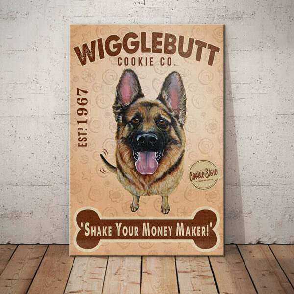 German Shepherd Cookie Company Canvas