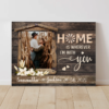 Gift For Husband Personalized, Home Is Wherever I’m With You Print, Birthday Gift For My Husband