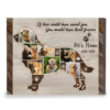 Golden Retriever Dog Personalized Photo Collage Canvas, In Memory Of Dog, Golden Retriever Gifts – Best Personalized Gifts For Everyone