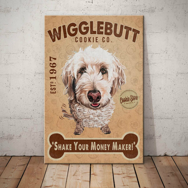 Goldendoodle Dog Cookie Company Canvas