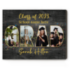 Grad Photo Collage Canvas Personalized, Grad Gift, Unique Graduation Gifts For Her For Him, Class Of 2024 – Best Personalized Gifts For Everyone