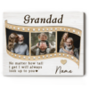 Grandad Fathers Day Gift, Grandad Custom Photo Canvas, Personalised Grandad Gifts – Best Personalized Gifts For Everyone