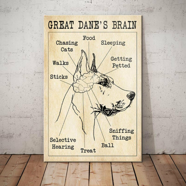 Great Dane Vintage Canvas