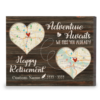 Happy Retirement Custom Map Canvas Print, Retirement Gifts For Men, Adventure Awaits We Miss You Already – Best Personalized Gifts For Everyone