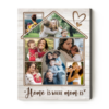 House Collage Gifts For Mom, Customized Mother’s Day Gifts, Home Is Where Mom Is Print – Best Personalized Gifts For Everyone