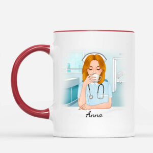 Infirmiere A La Journee, Meilleure Maman A La Nuit – Cadeau Personnalise  Mug pour Femme