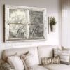 Inspirational Wall Decor Sign, Just Breathe Wall Art Print, Floral Wall Art, Farmhouse Decor