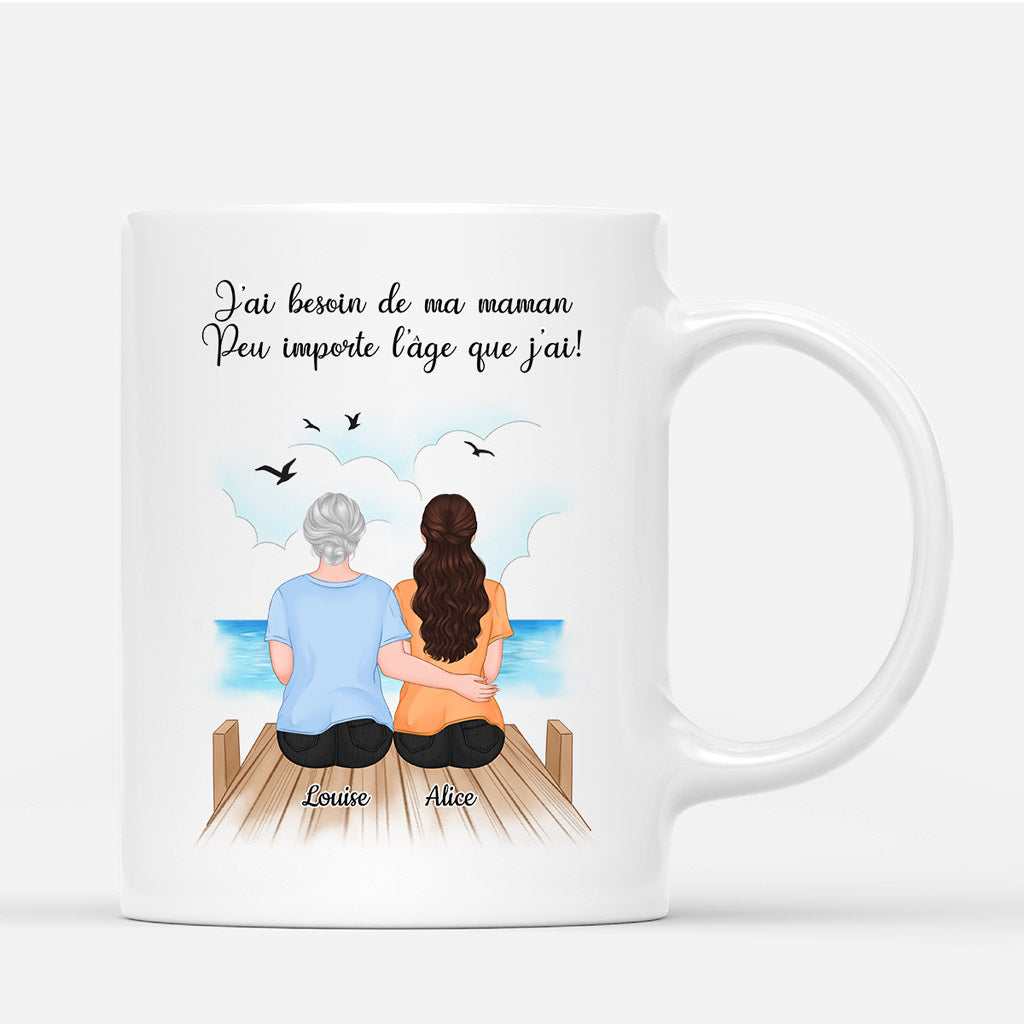J_ai Besoin De Ma Maman - Cadeau Personnalise Mug pour Maman J_ai Besoin De Ma Maman - Cadeau Personnalise Mug pour Maman