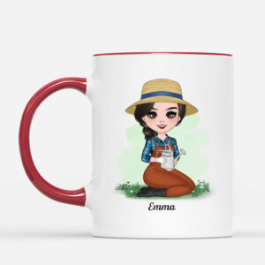 Jardin De MamanMamie – Cadeau Personnalise  Mug pour Femme
