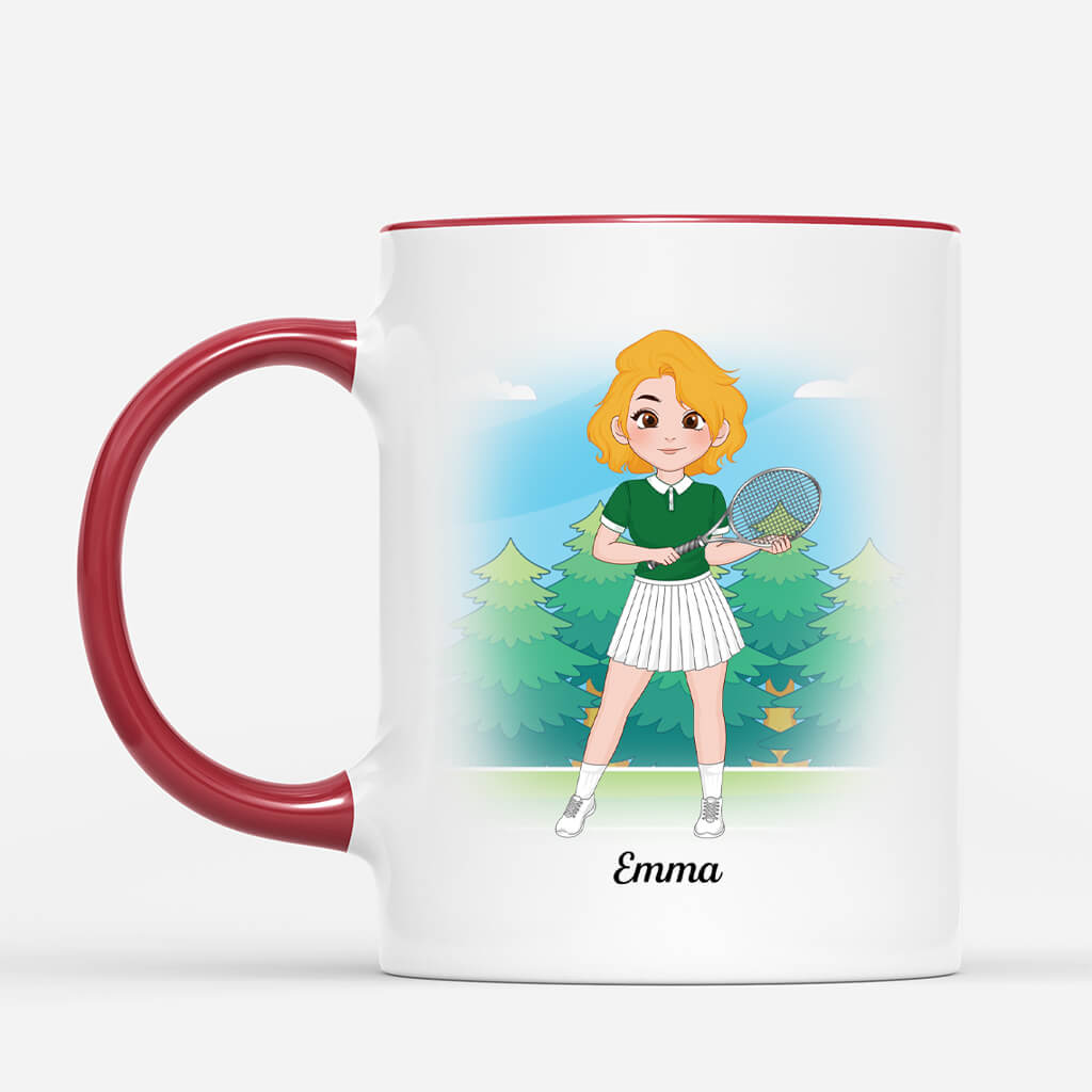 Je Ne Crie Pas C_est La Voix De Ma Maman Tennis - Cadeau Personnalise Mug Pour Femme Je Ne Crie Pas C_est La Voix De Ma Maman Tennis - Cadeau Personnalise Mug Pour Femme