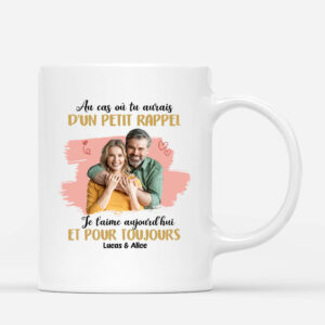Je T’aime Pour Maintenant Et Pour Toujours – Cadeau Personnalise  Mug pour Saint Valentin