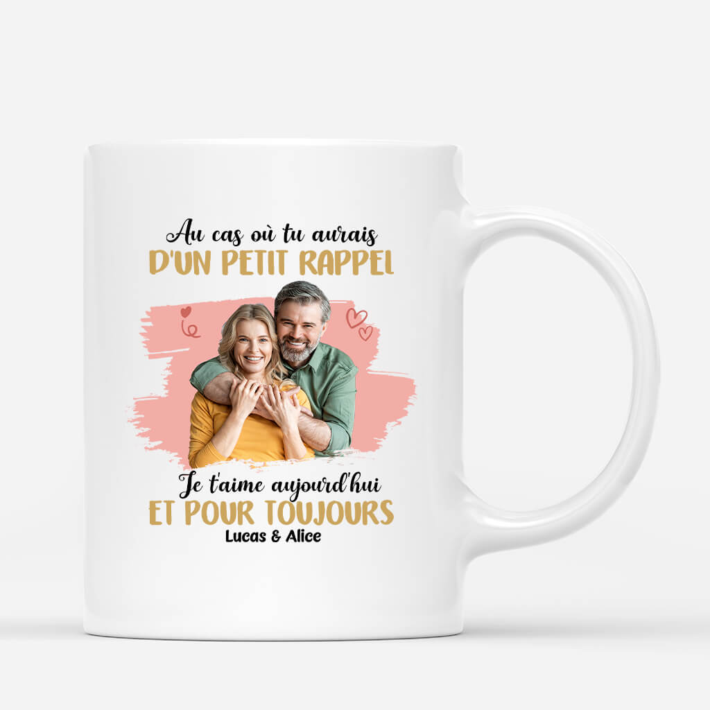 Je T’aime Pour Maintenant Et Pour Toujours - Cadeau Personnalise Mug pour Saint Valentin Je T’aime Pour Maintenant Et Pour Toujours - Cadeau Personnalise Mug pour Saint Valentin