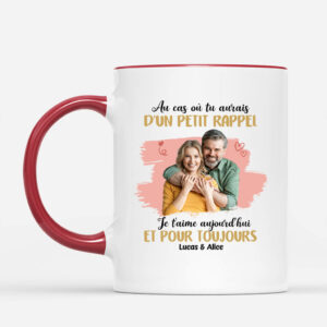 Je T’aime Pour Maintenant Et Pour Toujours – Cadeau Personnalise  Mug pour Saint Valentin