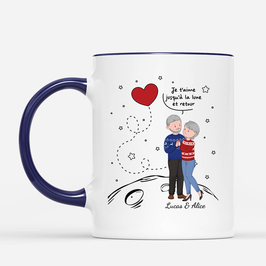 Je T_Aime Jusqu a La Lune Et Retour Saint Valentin - Cadeau Personnalise Mug pour Couple Je T_Aime Jusqu a La Lune Et Retour Saint Valentin - Cadeau Personnalise Mug pour Couple