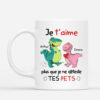 Je T_Aime Plus Que Je Ne Deteste Tes Pets – Cadeau Personnalise  Mug pour Couple