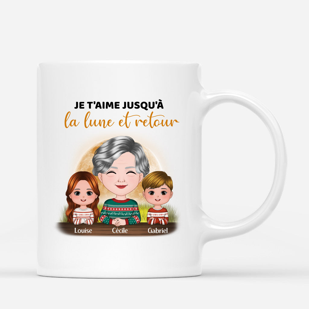 Je T_aime, Mamie - Cadeau Personnalise Mug pour Mamie Je T_aime, Mamie - Cadeau Personnalise Mug pour Mamie
