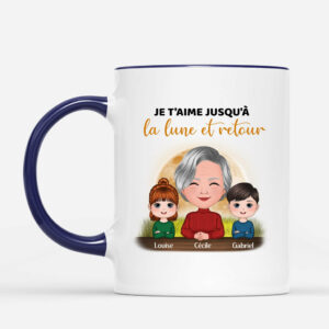 Je T_aime, Mamie – Cadeau Personnalise  Mug pour Mamie