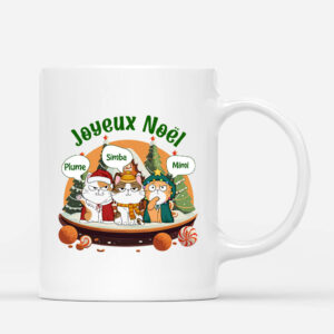 Joyeux Miaou Noel – Cadeau Personnalise  T-shirt pour Noel