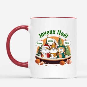 Joyeux Miaou Noel – Cadeau Personnalise  T-shirt pour Noel