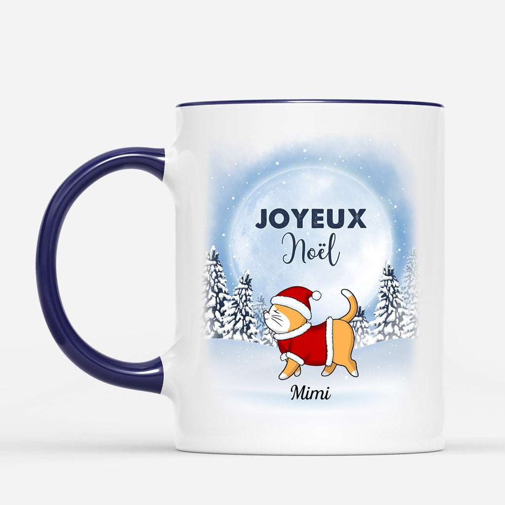 Joyeux Noel - Cadeau Personnalise Mug pour Amoureux des Chats Noel Joyeux Noel - Cadeau Personnalise Mug pour Amoureux des Chats Noel