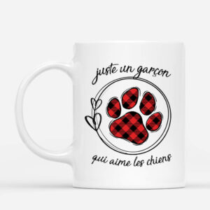 Juste Une Femme Qui Aime Les Chiens – Cadeau Personnalise  T-shirt pour les amoureux des animaux