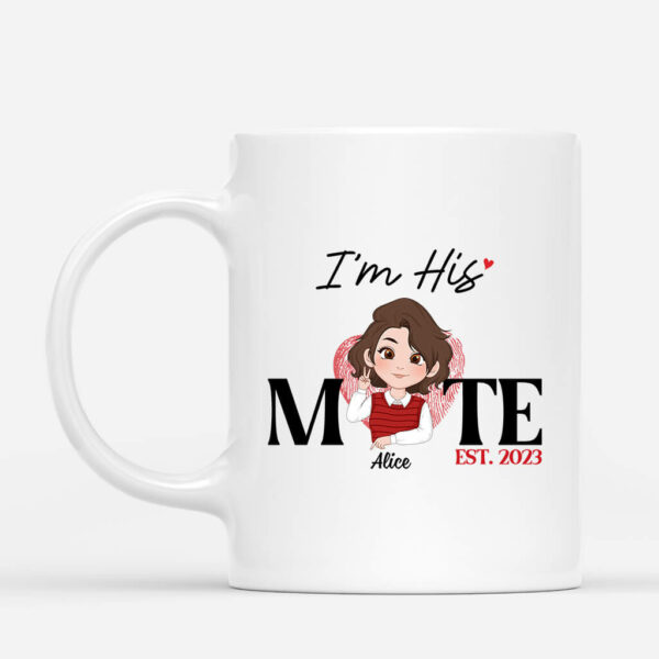 L’âme Sœur Je Suis Le Sien – Cadeau Personnalise  Mug pour couple