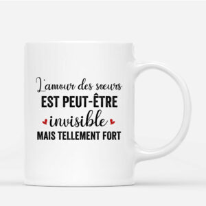 L amour Des Soeurs Cadeau Personnalise Mug pour Soeurs Noel 3