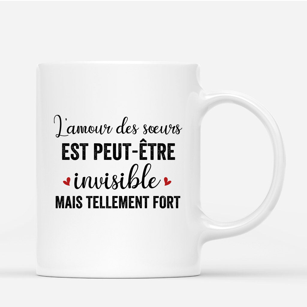 L_amour Des Soeurs - Cadeau Personnalise Mug pour Sœurs Noel L_amour Des Soeurs - Cadeau Personnalise Mug pour Sœurs Noel