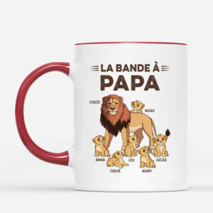 La Bande A Papa Lion – Cadeau Personnalise  Mug pour Papa