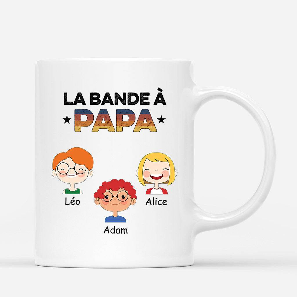 La Bande a Papa Papi - Cadeau Personnalise Mug pour Papa Papi La Bande a Papa Papi - Cadeau Personnalise Mug pour Papa Papi