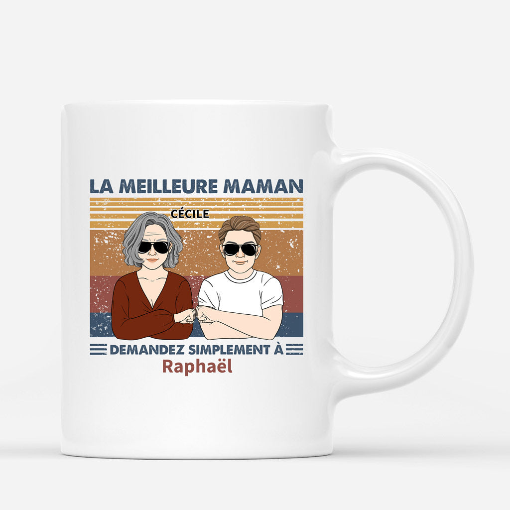 La Meilleure Maman - Cadeau Personnalise Mug pour Maman Mamie La Meilleure Maman - Cadeau Personnalise Mug pour Maman Mamie