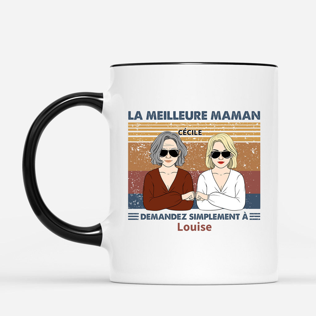 La Meilleure Maman - Cadeau Personnalise Mug pour Maman Mamie La Meilleure Maman - Cadeau Personnalise Mug pour Maman Mamie