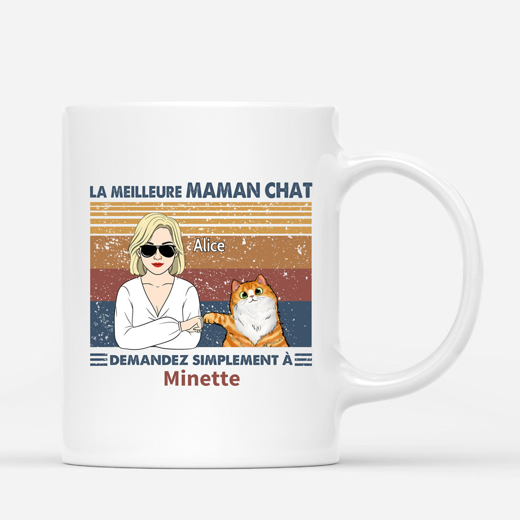 La Meilleure Maman Chat - Cadeau Personnalise Mug pour Amoureux des chats La Meilleure Maman Chat - Cadeau Personnalise Mug pour Amoureux des chats