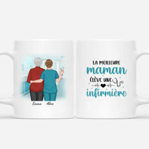 La Meilleure Maman Eleve Une Infirmiere – Cadeau Personnalise  Mug pour Maman