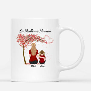 La Meilleure Maman Mamie – Cadeau Personnalise  Mug pour Maman Mamie