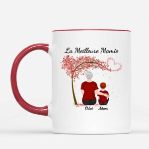 La Meilleure Maman Mamie – Cadeau Personnalise  Mug pour Maman Mamie