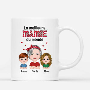 La Meilleure Mamie Maman Du Monde – Cadeau Personnalise Mug pour Mamie Maman